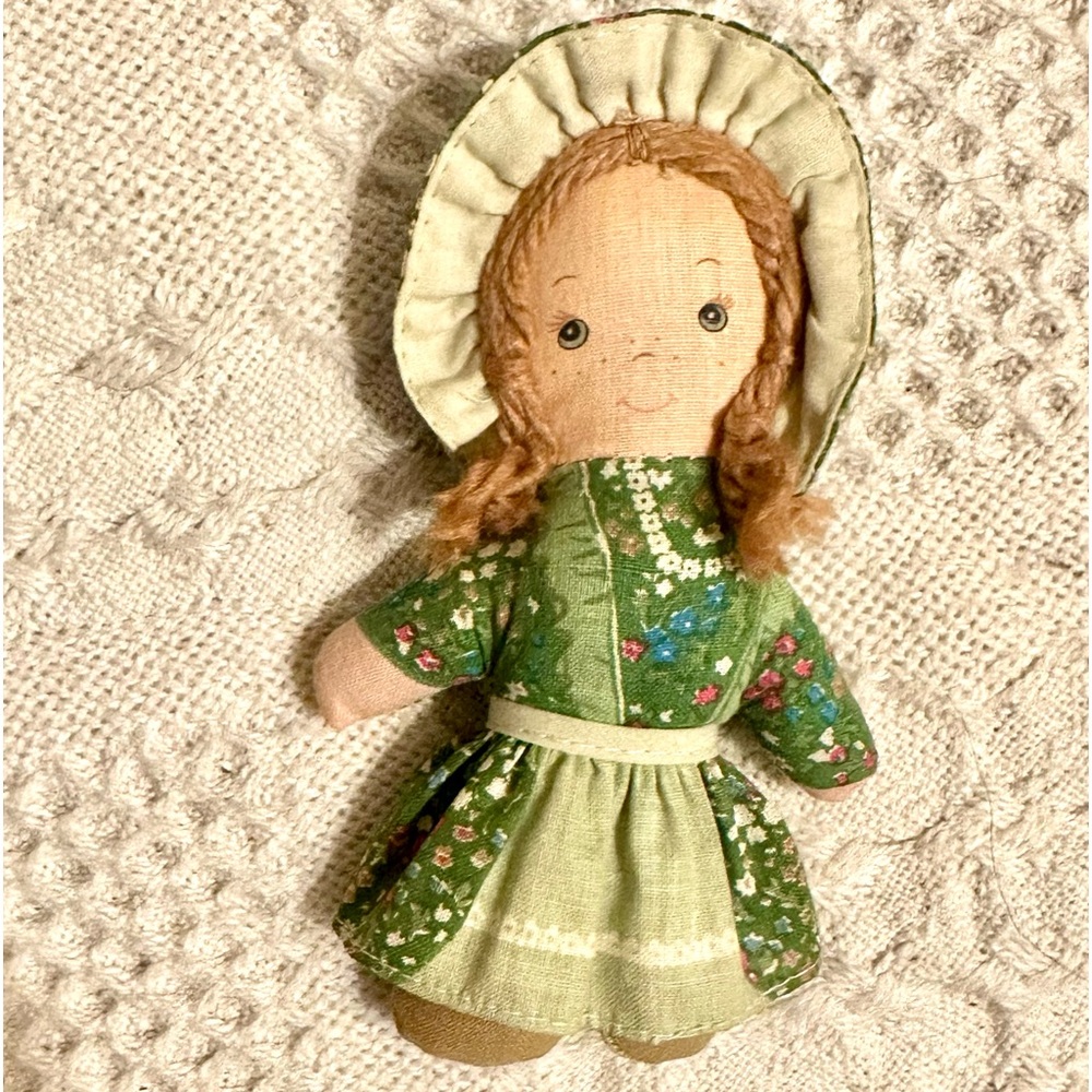 Vtg1975 Original Knickerbocker Holly Hobbie Plush Cloth Rag Doll Amy